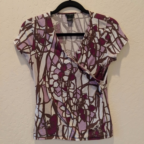 Ann Taylor Tops - Low Cut Short Sleeve Short Ann Taylor Tops - Low Cut Short Sleeve Short